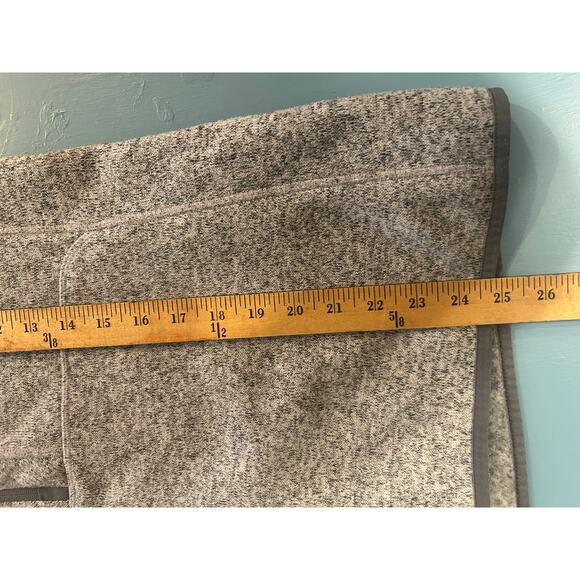 Antigua NFL Women Gray Quarter Zip Pullover Size Large L Collar Elbow Patch - Picture 2 of 7